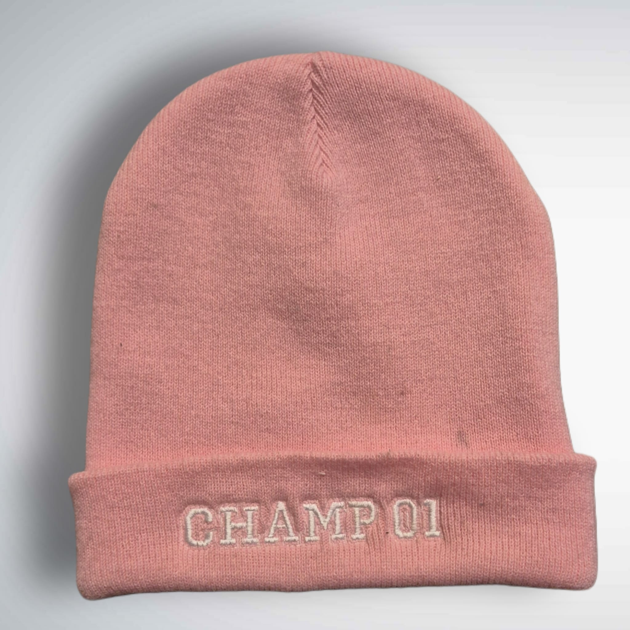 Gainsberg “CHAMP 01” Embroidered Beanie – Premium Gym & Streetwear Hat